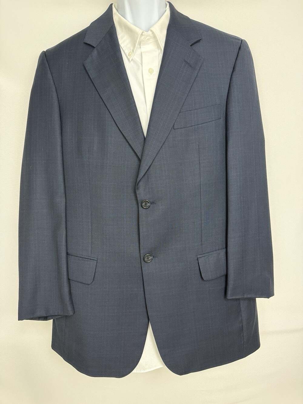John W. Nordstrom Blazer 44R – REDA Super 120’s Italian Wool Navy